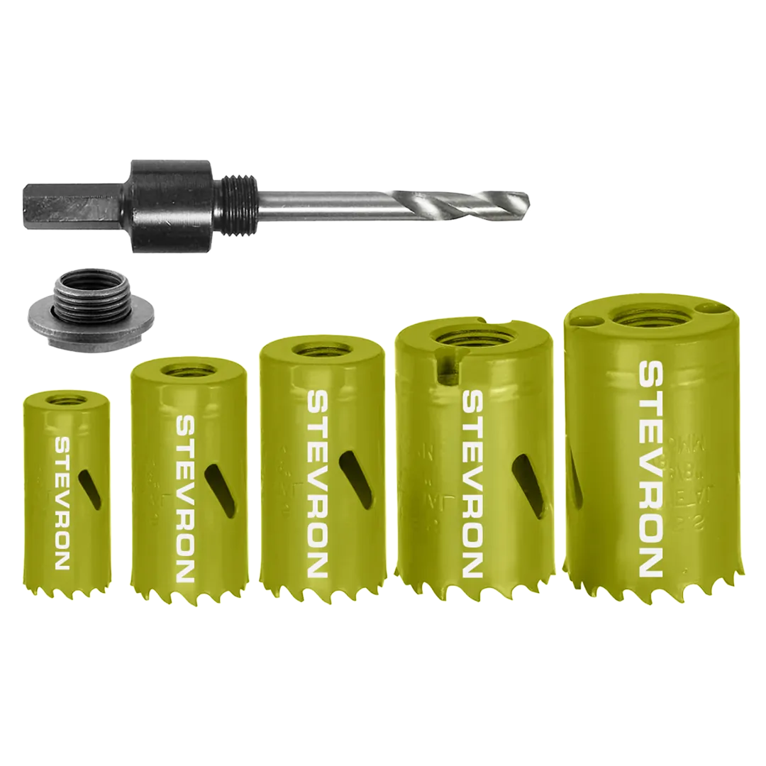 Juego de sierras de corona bimetálicas