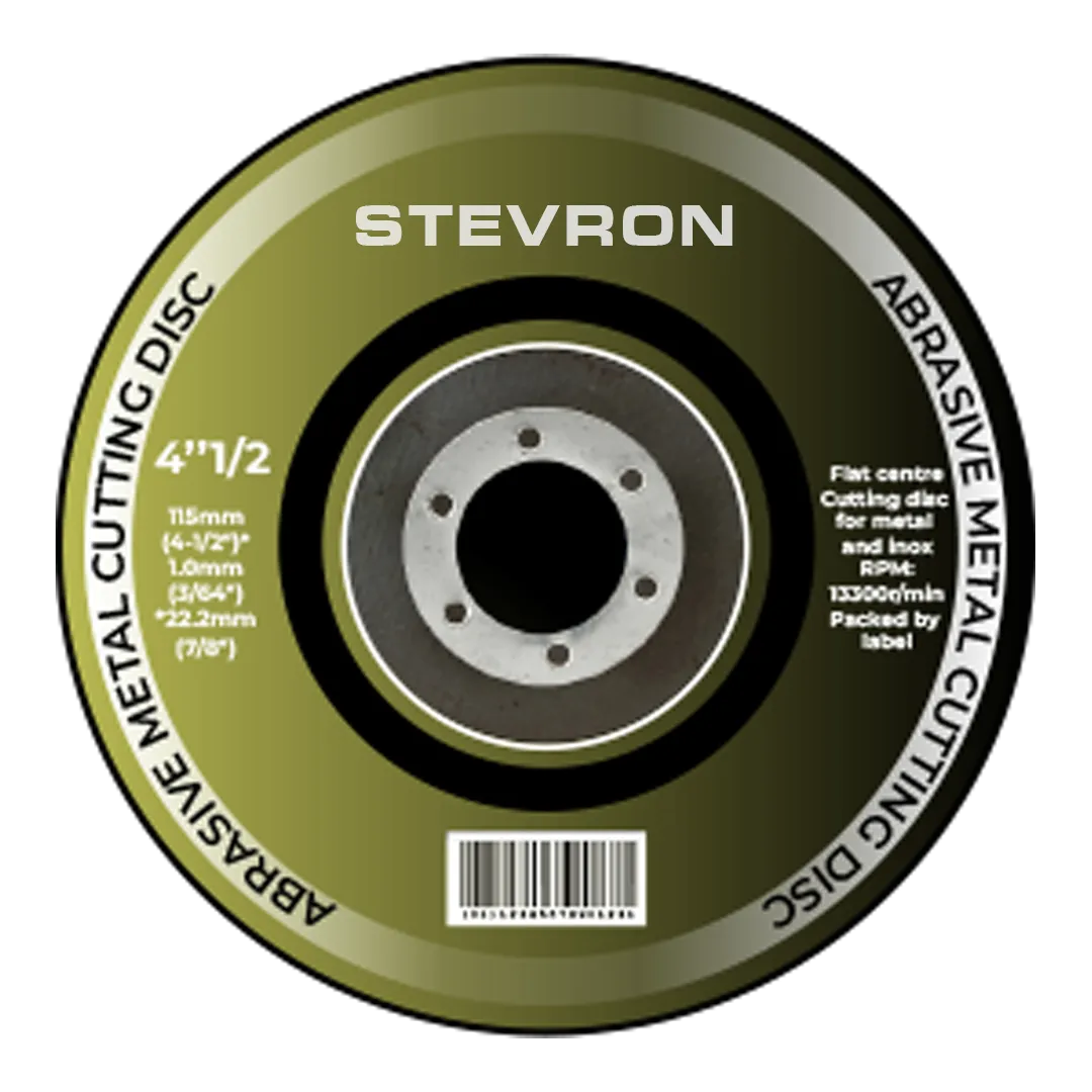 Juego de discos de corte de metal abrasivo