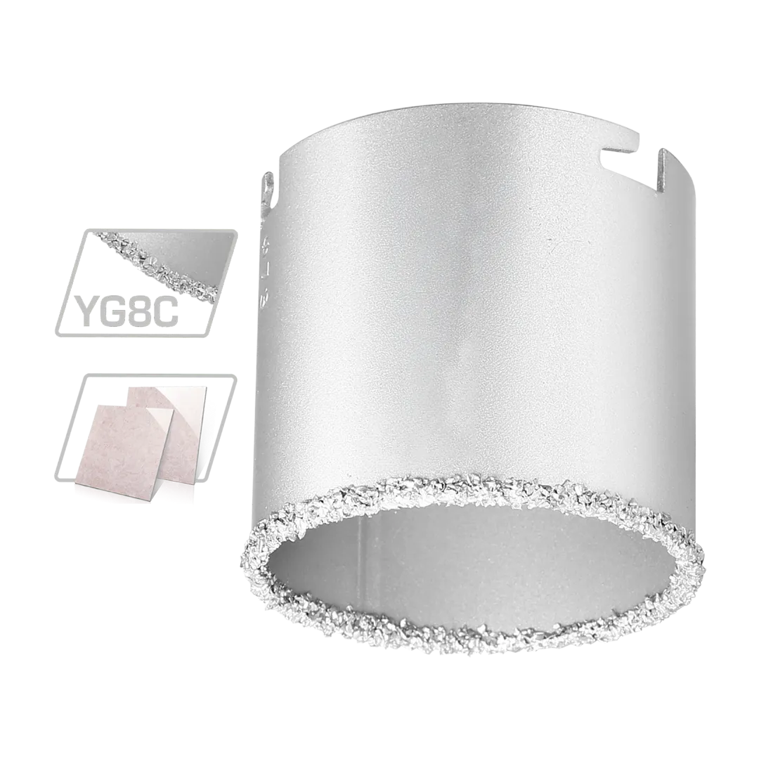 Sierra de corona con grano de carburo