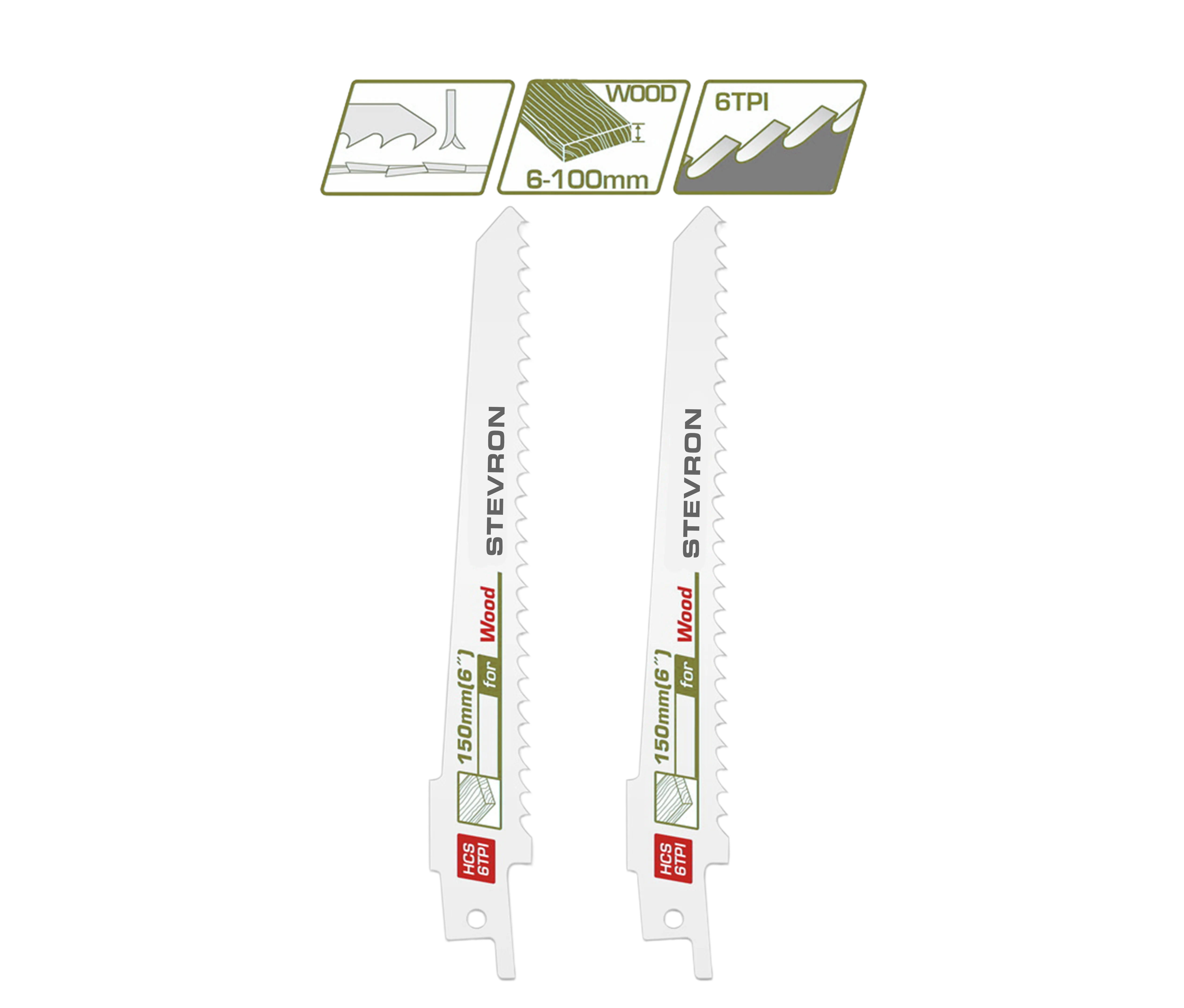 Hojas de sierra recíproca para madera