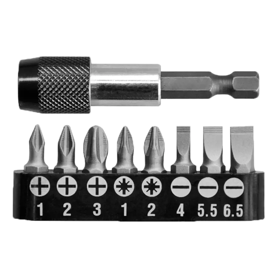 Juego de 9 puntas de destornillador