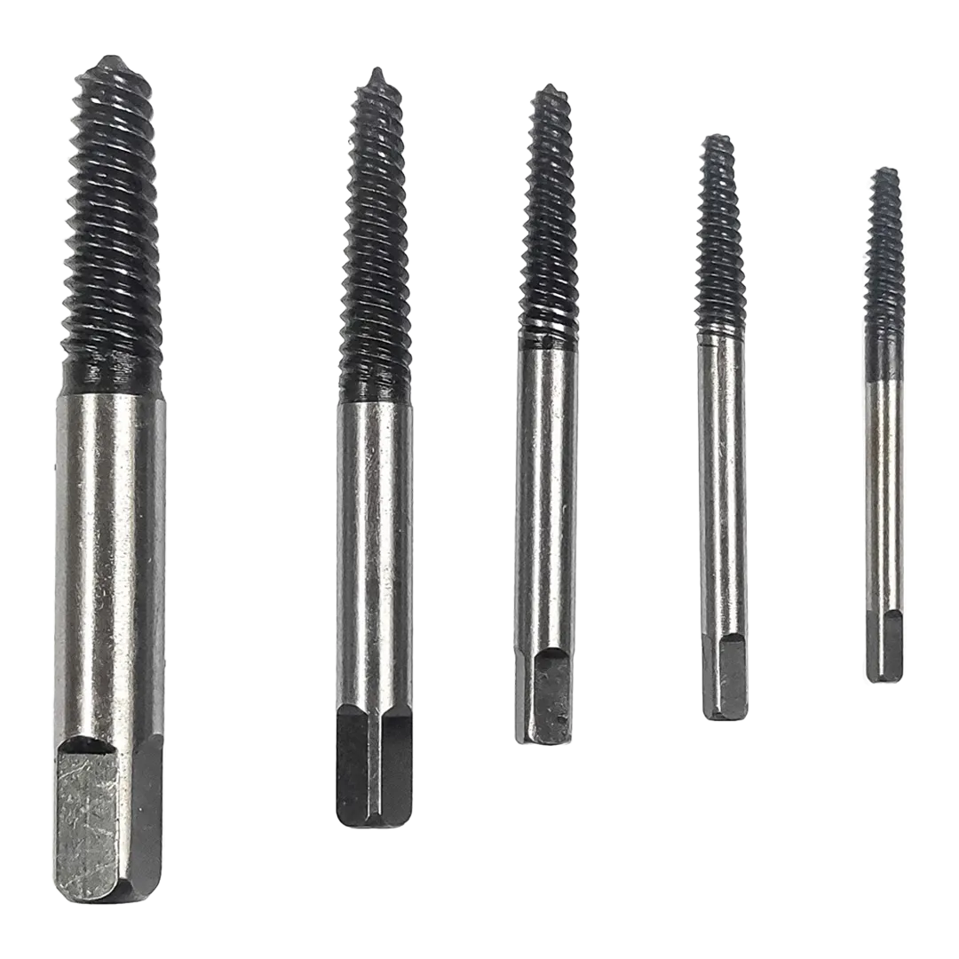 Juego de extractores de tornillos de 5 piezas