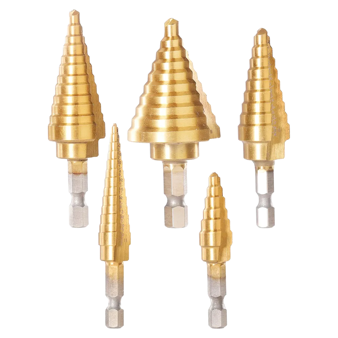 Juego de brocas escalonadas